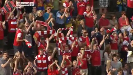 Arsenal Vs Manchester city 3-1 2013 Goals (10-8-2013) HD