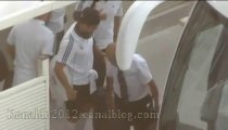 Real Madrid has arrived in Madrid Cristiano Ronaldo Xavi Marcelo