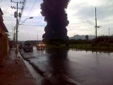 Así transcurrió el incendio en la refinería de Puerto La Cruz