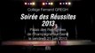Soirée des Réussites 2013, collège Fernand GREGH (videoB)