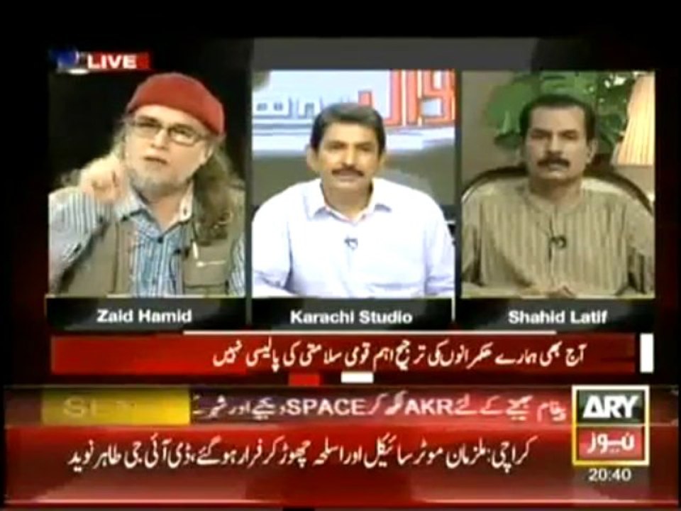 zaid hamid goes EPIC on Indians
