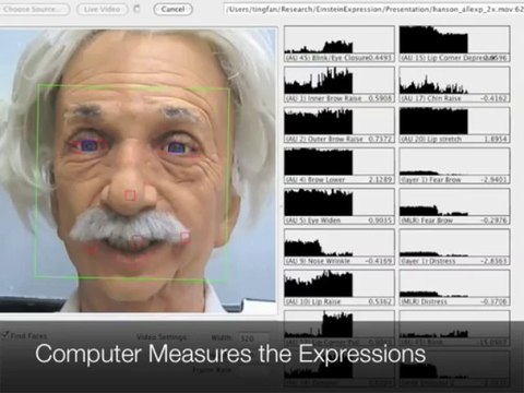 un robot apprend les expressions faciales