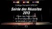 Soirée des Réussites 2013, collège Fernand GREGH (videoC)