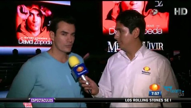 David Zepeda @davidzepeda1 cumplió su gran sueño de cantar lanzando su primer disco