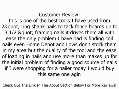 Senco SCN65 Coil Framing Nailer Review