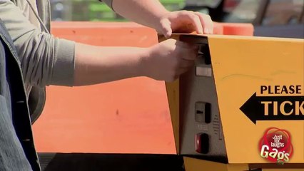Sneaky Parking Lot Ticket Machine