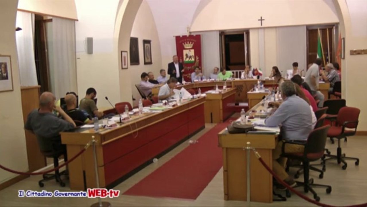 Consiglio comunale 29 luglio 2013 mozione fallimento Sogesa intervento De Santis
