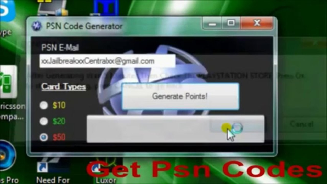 PSN Code Generator 2013— Working august 100% With Proof