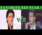 Audiences prefer Salman Khan over Shahrukh Khan on Eid