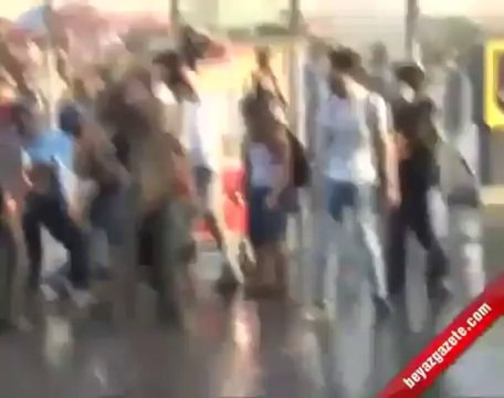 İstanbul Taksim Gezi Parkı Olay Anı ! TOMA VURMA (31.05.2013)