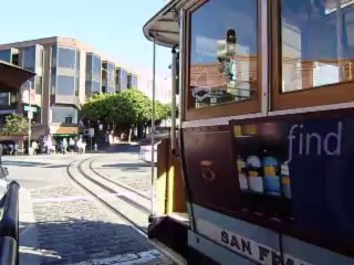 2012 San Francisco Cable car / arrivée au  port