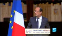 Hollande évoque la possibilité d'un échec du sommet Rio+20