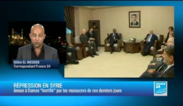 À Damas, Kofi Annan tentera de sauver son plan de paix après la tuerie de Houla