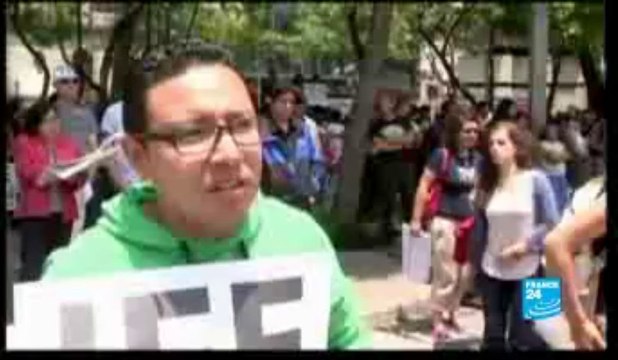 Des dizaines de milliers de manifestants contestent la victoire d'Enrique Peña Nieto