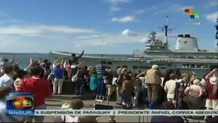 Flotilla británica zarpa hacia Gibraltar