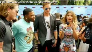 Nelly red carpet interview Teen Choice Awards 2013