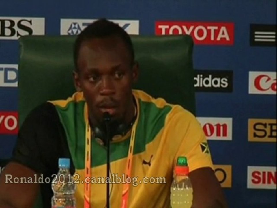Usain Bolt : « Zidane Cristiano Ronaldo is my favorites players »