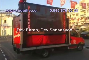 mobil led ekran Seçim 2014 LED SİSTEMLERİ