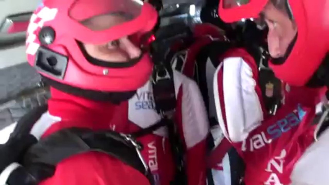 PARACHUTISME - CHAMPIONNATS DE FRANCE VICHY 2013 - VR4 « Monaco Vitalsea Saut5»- 10aout13