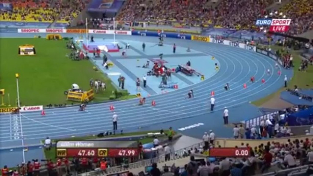 Women's 400 Metres Final Moscow 2013 Christine Ohurougu 49.41