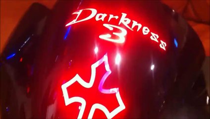 Peinture carrosserie LED pour moto publicitaire