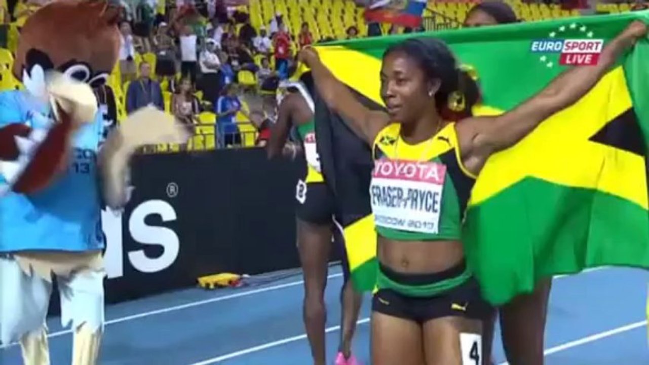 Women's 100 Metres Final Moscow 2013