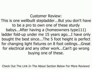 Werner 7308 375-Pound Duty Rating Type IAA Fiberglass Stepladder, 8-Foot Review