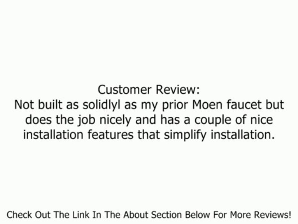 Moen 4621P Chateau One-Handle Low Arc Bathroom Faucet, Polished Brass Review