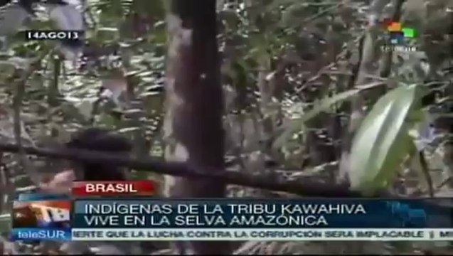 Grabación captura a tribu que vive aislada en el Amazonas