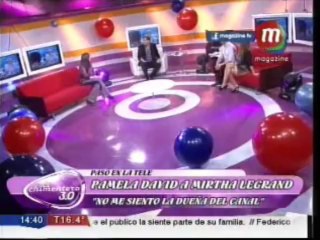Pamela David y Mirtha Legrand se dijeron de todo durante el almuerzo