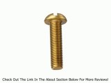 Brass Machine Screw, Plain Finish, Round Head, Slotted Drive, Right Hand Threads, Inch Review