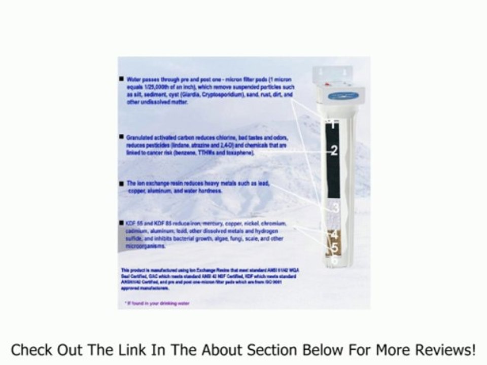 CQE-WH-01101 6 Stage whole house water filter system (provides 80,000 gal) Review