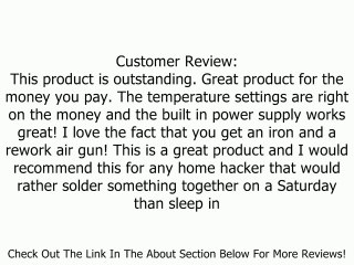 Aoyue 768 3 in 1 Digital Hot Air Rework Station Review