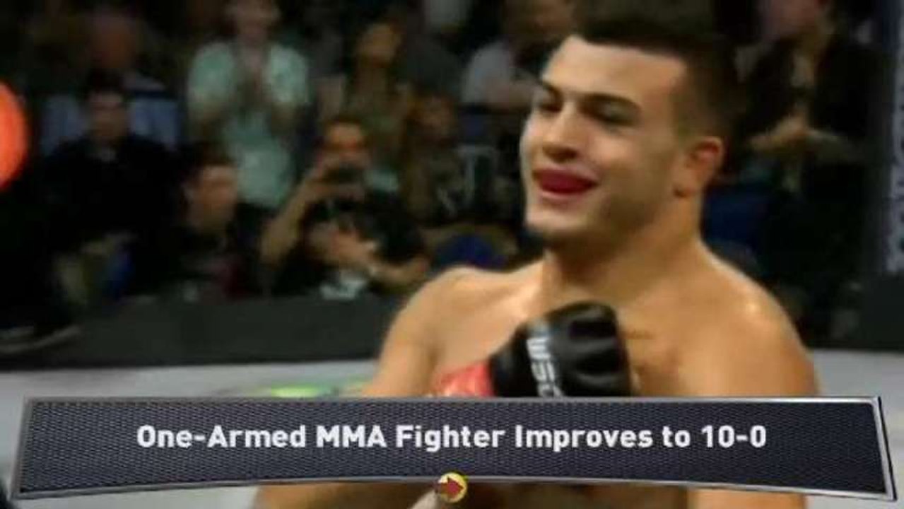 One-Armed MMA Fighter Wins Again