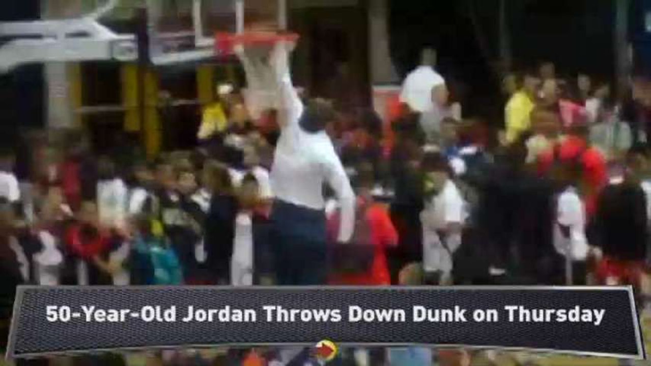Michael Jordan Dunks at 50