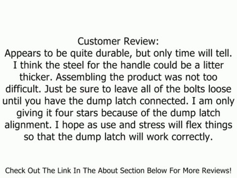 Precision Products 12-Cubic Foot Convertible Trailer Dump Cart LCP97PP Review