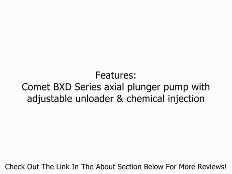 BXD2527G Pressure Washer Pump 2700PSI, 2.4GPM Comet Review