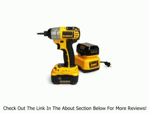 DEWALT DC827KL 18-Volt 1/4-inch Lithium Ion Impact Driver Kit with NANO Technology Review