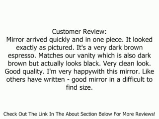 American Standard 9445.101.339 Cardiff Mirror, Espresso Review