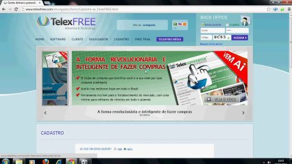 COMO FAZER CADASTRO TELEXFREE