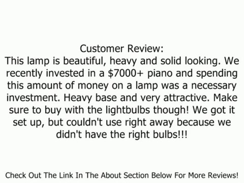 House of Troy P14-233-C71 16-1/2-Inch Portable Desk/Piano Lamp, Antique Brass and Chestnut Bronze Review