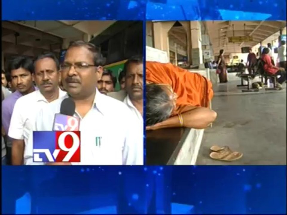 Seemandhra RTC strike effect MGBS