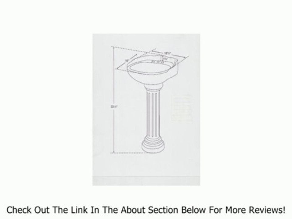 Pedestal Sink Small - White for Bathroom - Victorian Review