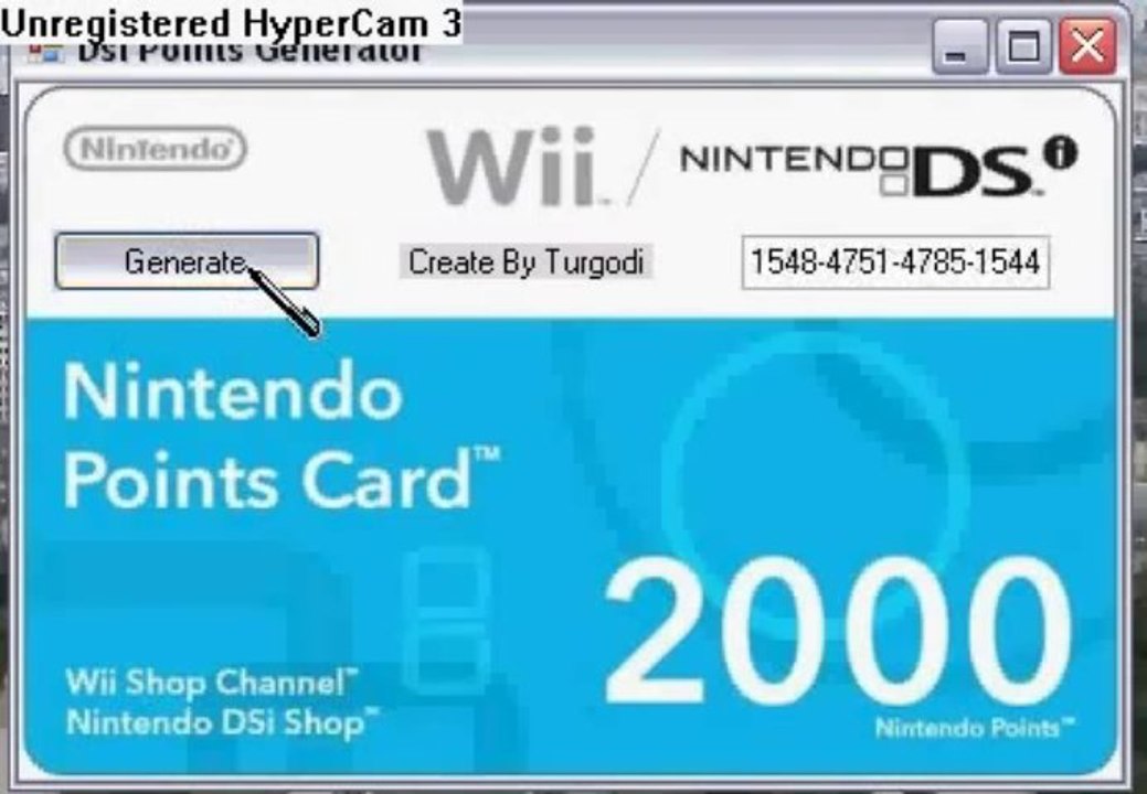 Wii Points Generator + DSI Points Generator 2013 Updated on June July2013]