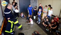 Août 2013 - Découverte du métier de Pompier par les enfants du centre Savary Bouquet de Oignies