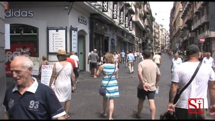 Napoli - I commercianti napoletani aperti causa crisi (09.08.13)