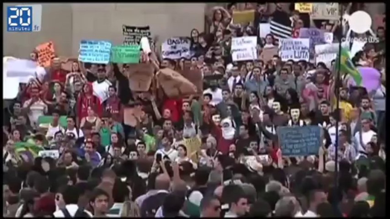 Zapping Brésil: Violentes manifestations contre le coût de la vie