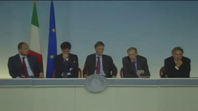 Roma - Conferenza stampa al termine dell'incontro Governo - Anci (07.08.13)