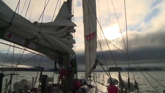 Ciel et paysage de l'archipel de François Joseph © A.Deniaud/francetv nouvelles écritures/Thalassa/Tara Expéditions