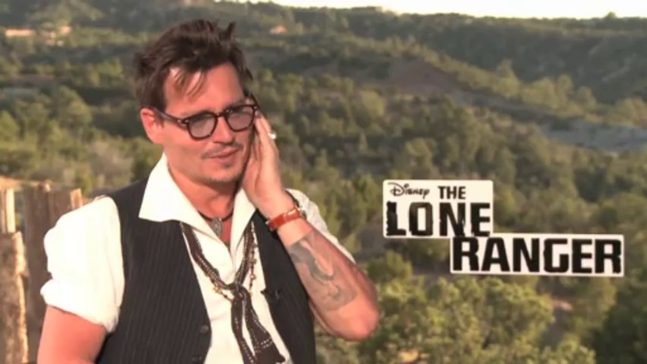 Johnny Depp Interview -- The Lone Ranger